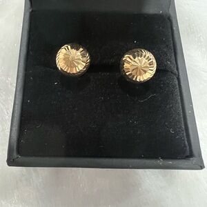 Gold-Tone Stud Earrings